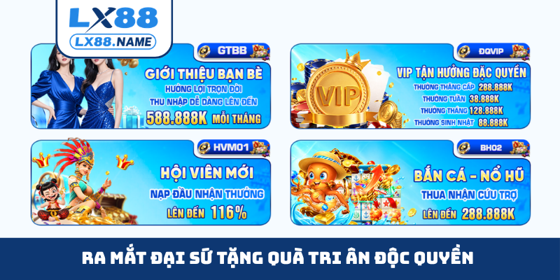 Ra mắt đại sứ tặng quà tri ân độc quyền